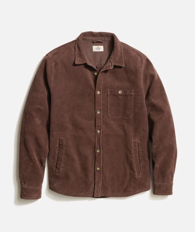 Max Broken In Corduroy Overshirt sold by Marine Layer