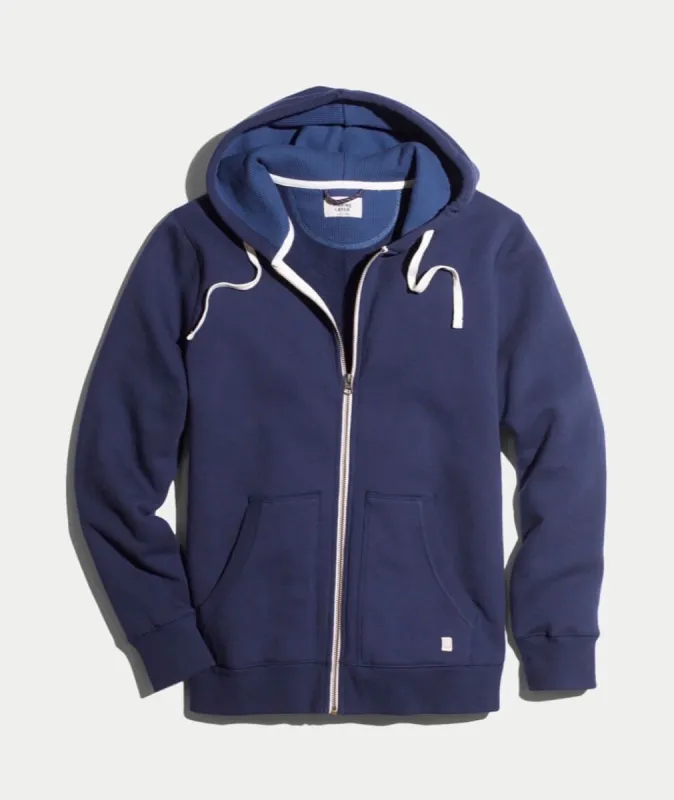 Walker Thermal Zip Hoodie made by Marine Layer