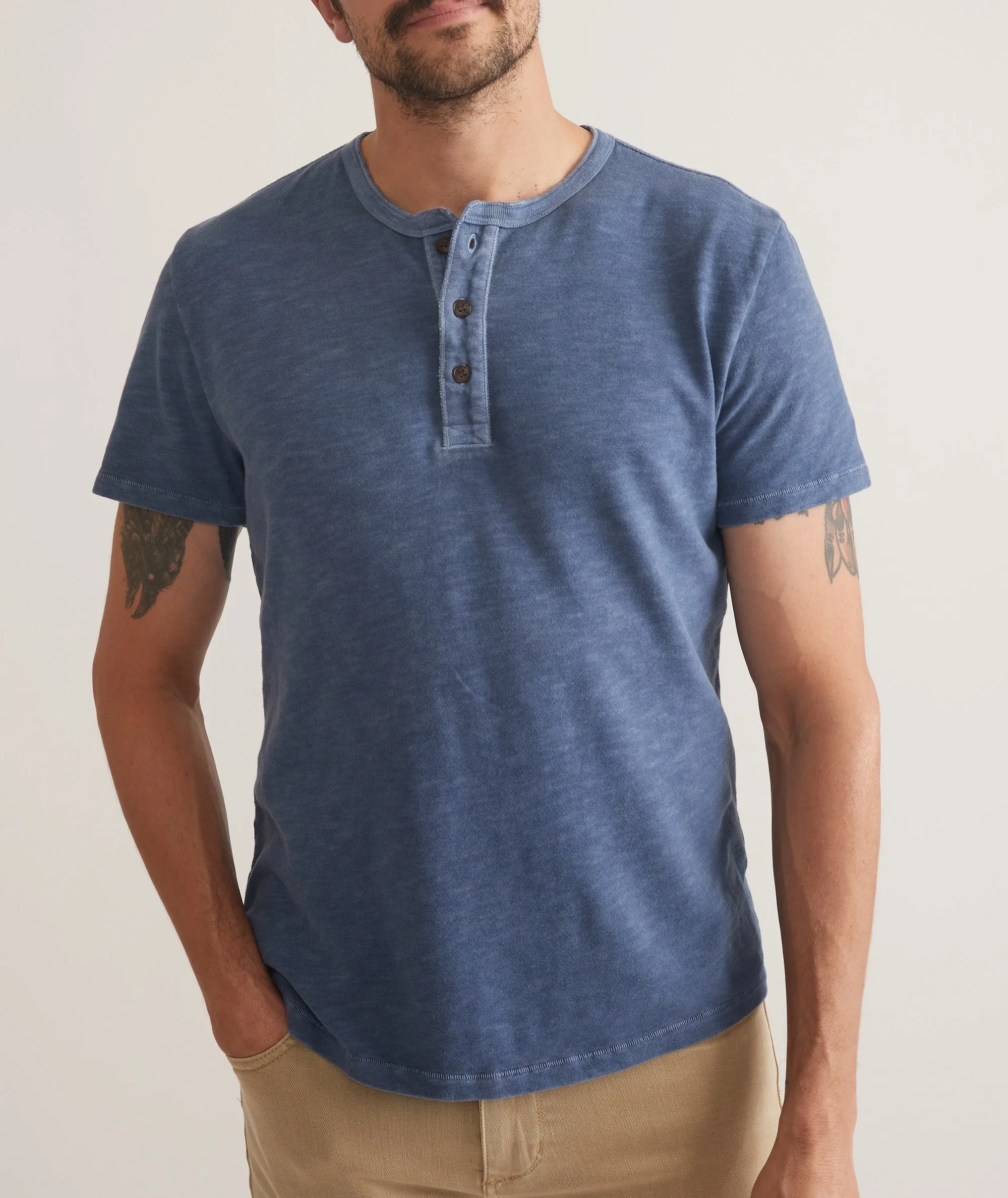 Vintage Heavy Slub Henley sold by Marine Layer product image thumbnail 2