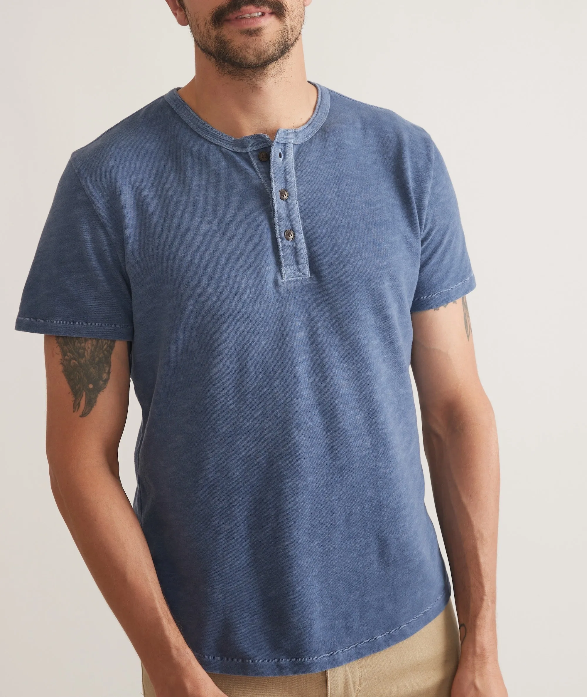Vintage Heavy Slub Henley sold by Marine Layer product image thumbnail 4