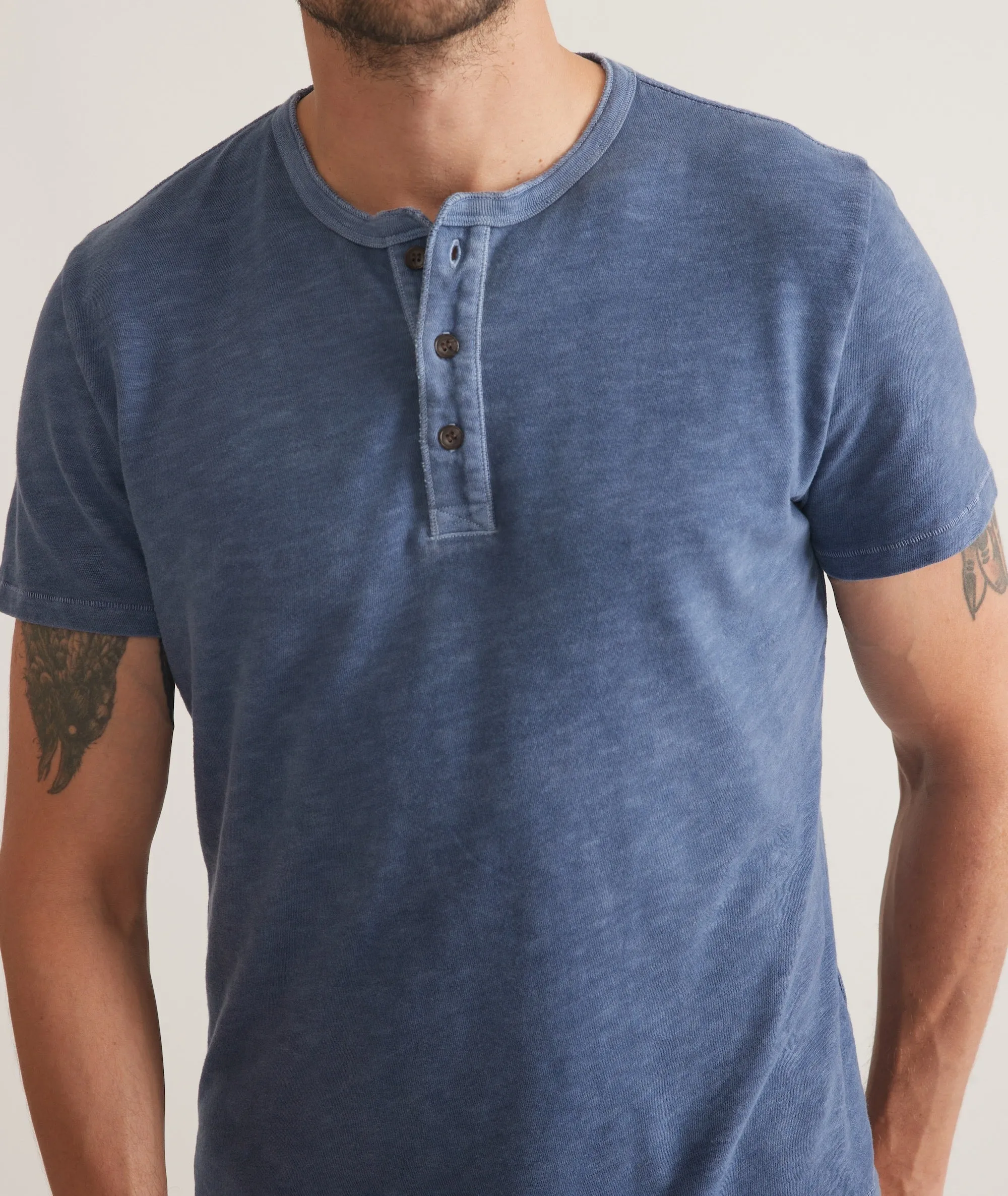 Vintage Heavy Slub Henley sold by Marine Layer product image thumbnail 3