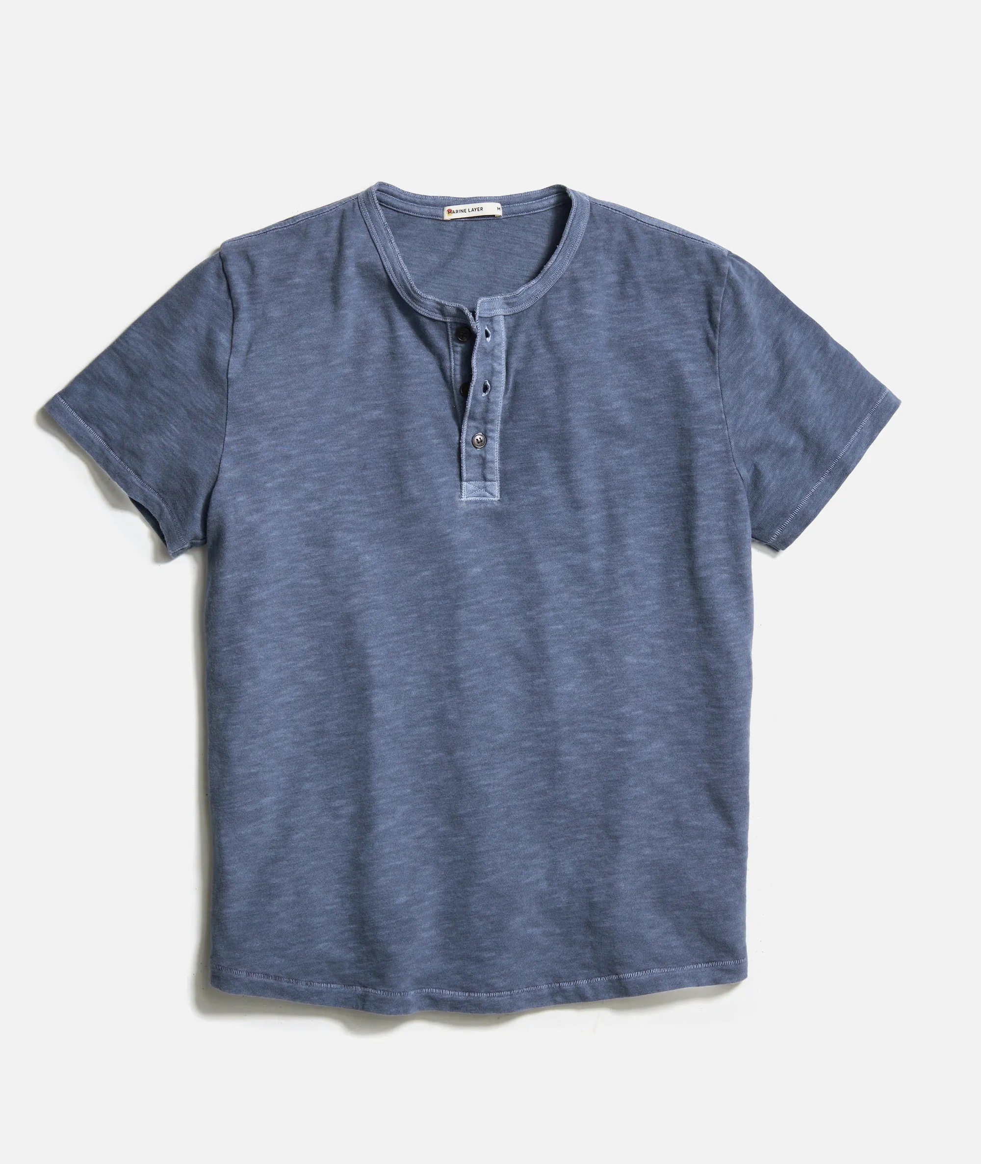 Vintage Heavy Slub Henley sold by Marine Layer