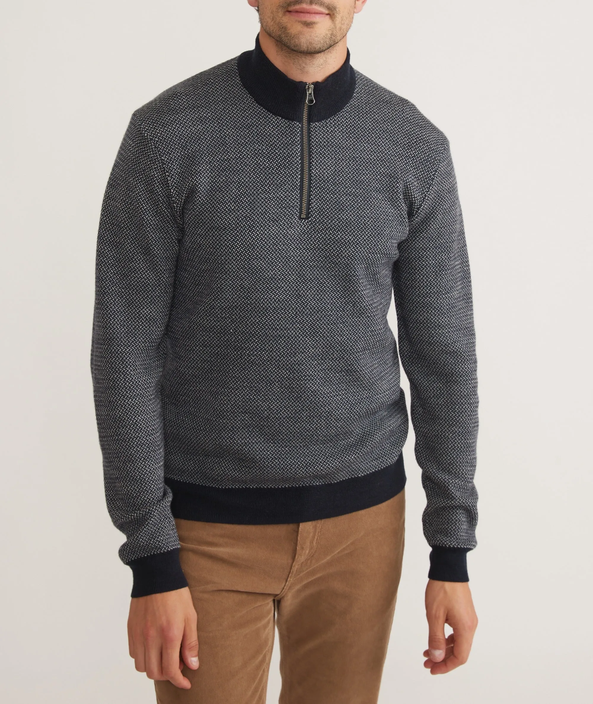 Textured Sweater Quarter Zip sold by Marine Layer product image thumbnail 2