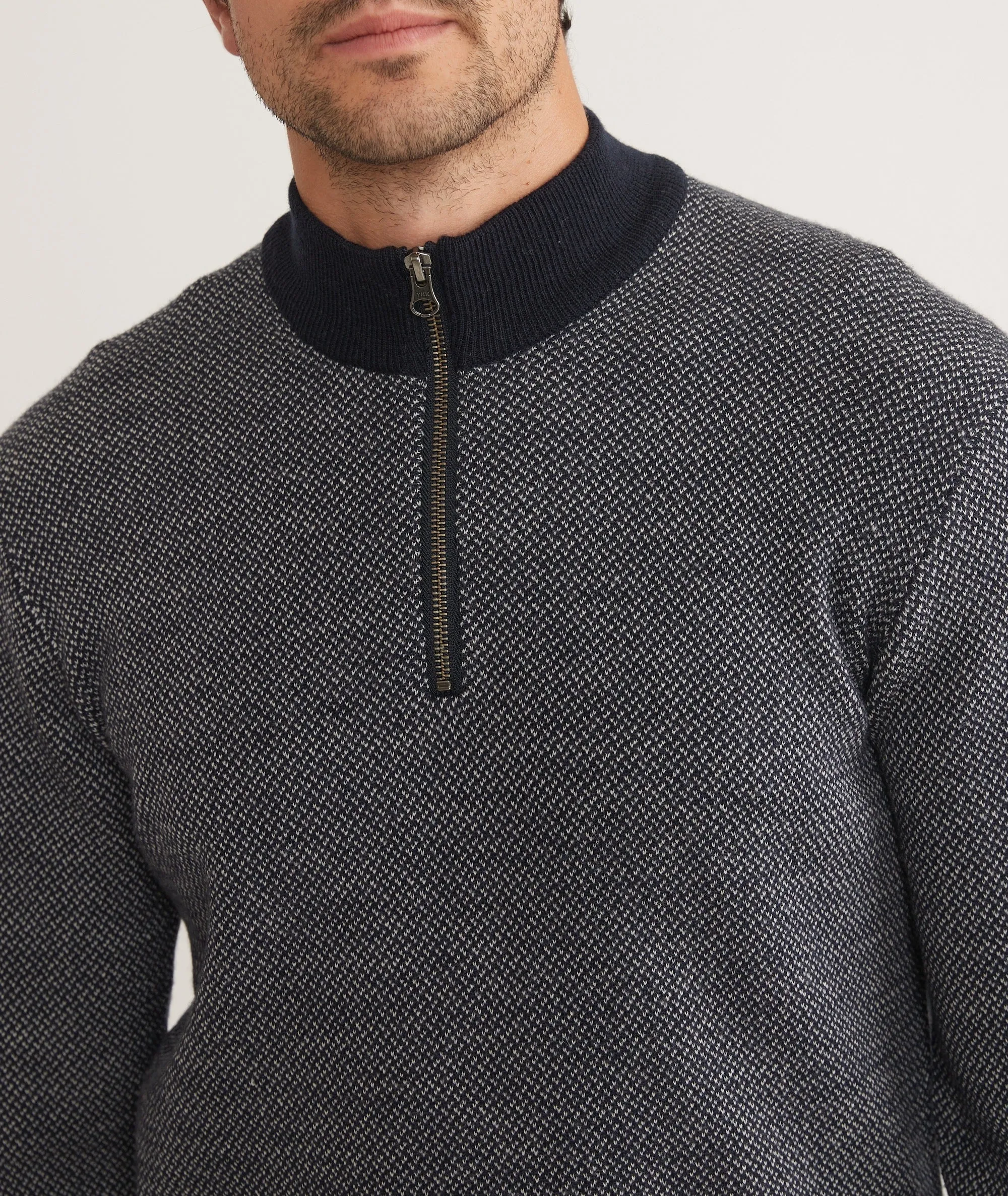 Textured Sweater Quarter Zip sold by Marine Layer product image thumbnail 3