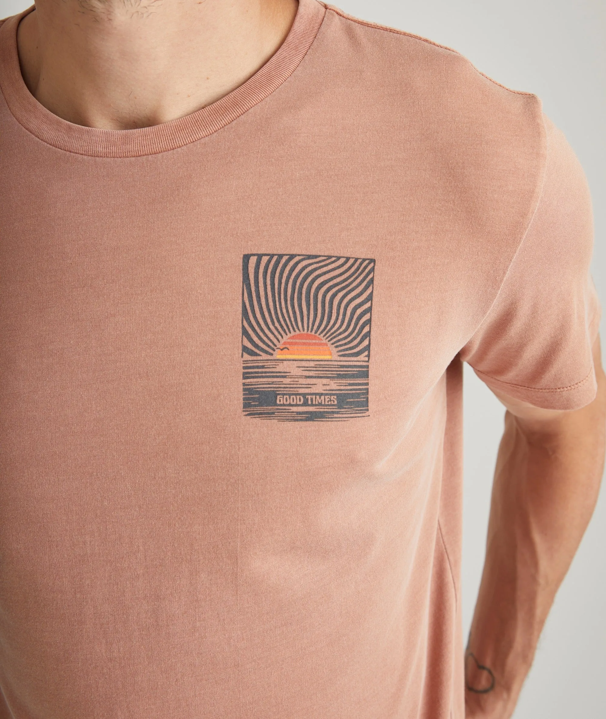 Signature Crew Graphic Tee sold by Marine Layer product image thumbnail 3
