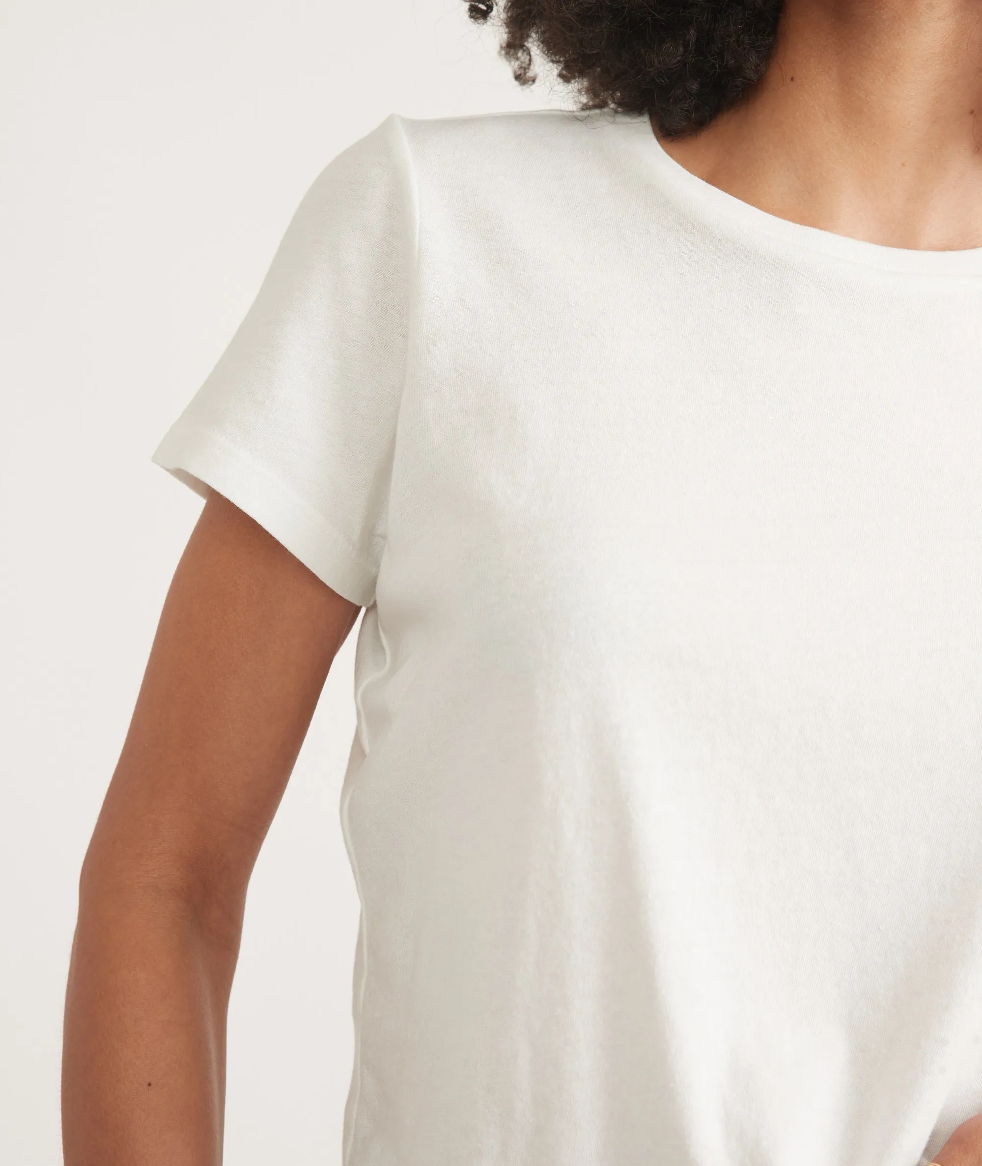 Easy Crew Crop Tee sold by Marine Layer product image thumbnail 3