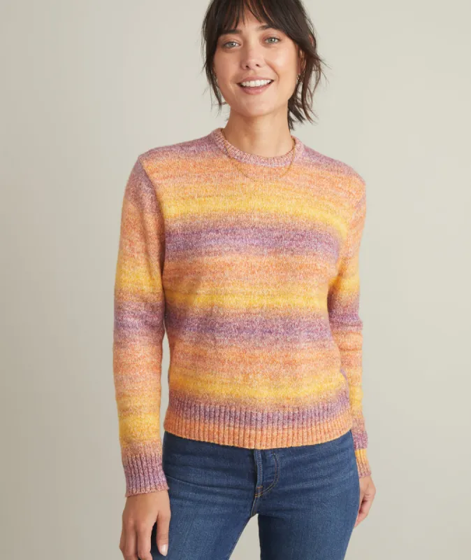 Kora Crewneck Sweater in Warm Spacedye sold by Marine Layer