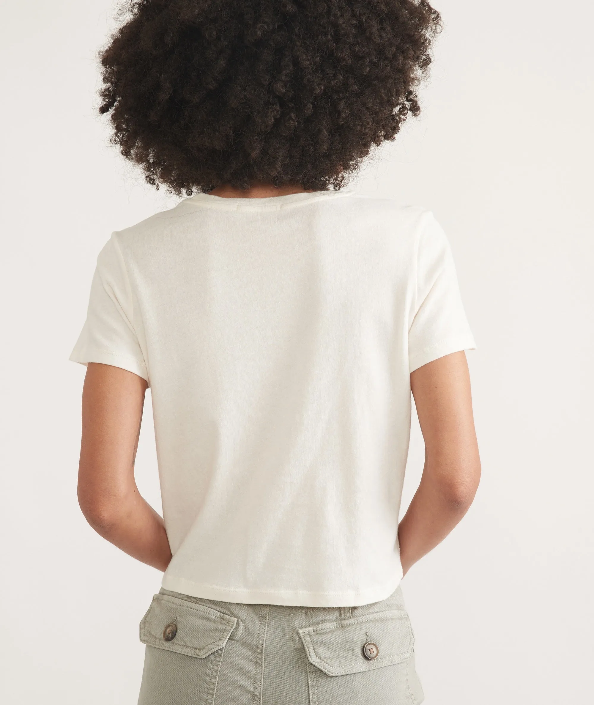 Easy Crop Graphic Tee sold by Marine Layer product image thumbnail 4