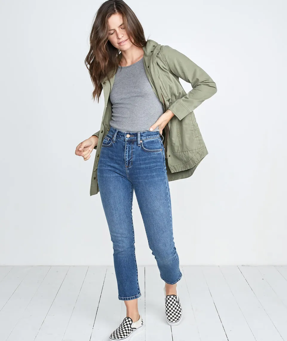 Lila Rib Scoopneck in Heather Grey sold by Marine Layer product image thumbnail 5