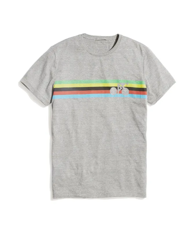 Biker Tee in Athletic Heather Grey sold by Marine Layer
