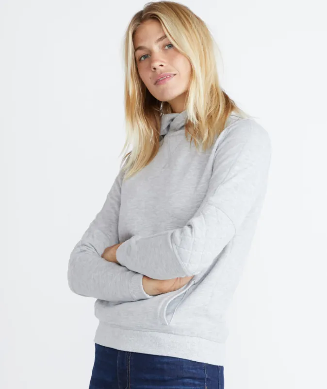 Emilie Crossover Cowlneck Hoodie sold by Marine Layer