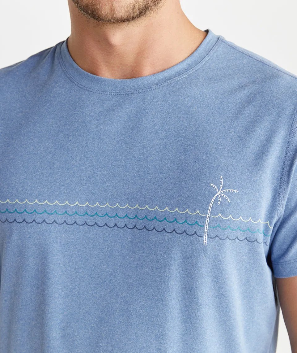 Sport Crew in Light Blue Heather sold by Marine Layer product image thumbnail 4