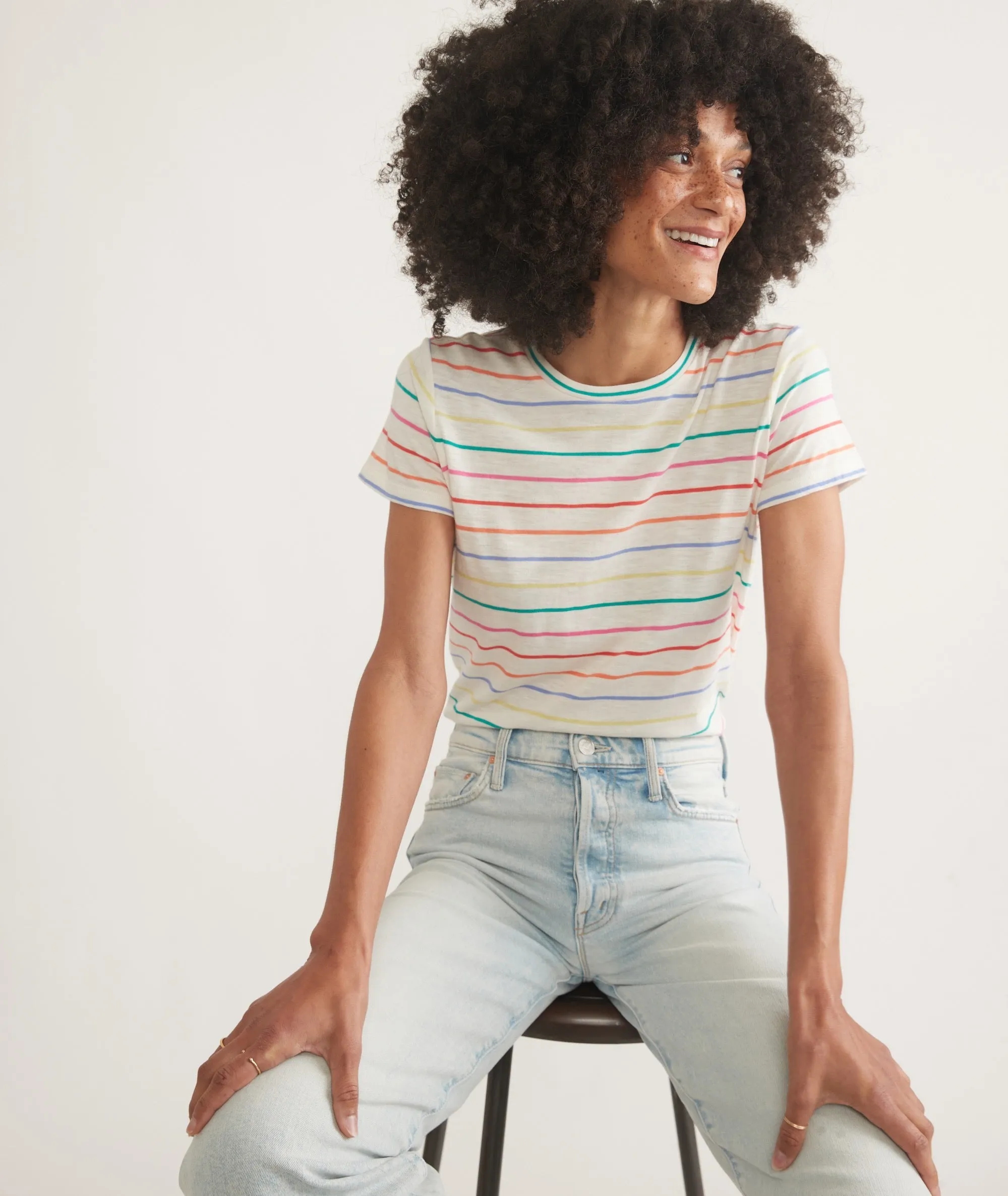 Swing Crew Tee sold by Marine Layer