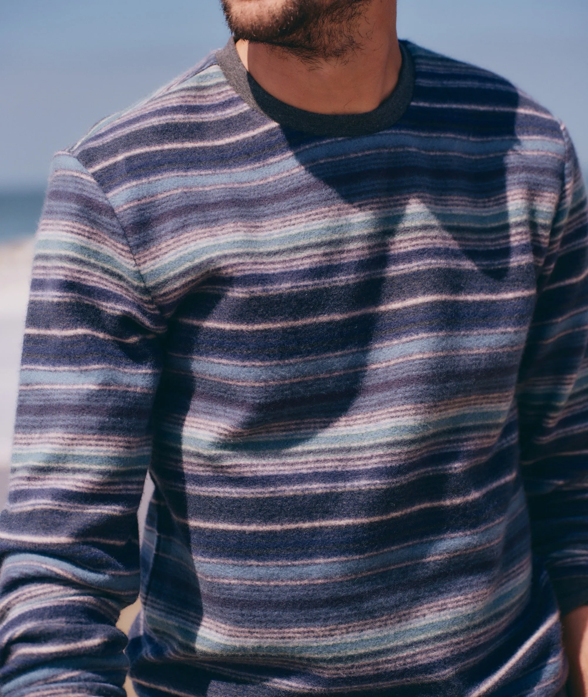 Cloud 9 Fleece Out Crewneck sold by Marine Layer product image thumbnail 4