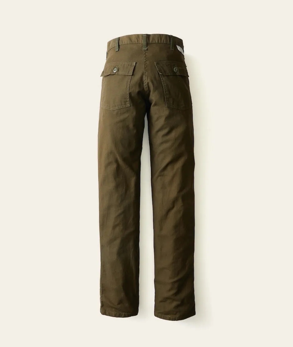 Military Trouser in Dark Green sold by Marine Layer product image thumbnail 2