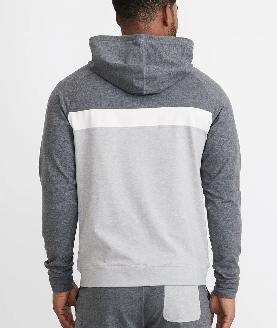 Keeler Zip Hoodie in Grey/White sold by Marine Layer product image thumbnail 5