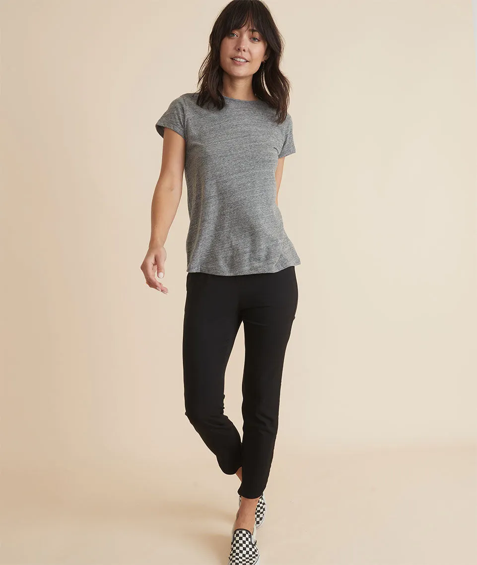 Swing Crew Tee in Mid Heather Grey sold by Marine Layer product image thumbnail 4