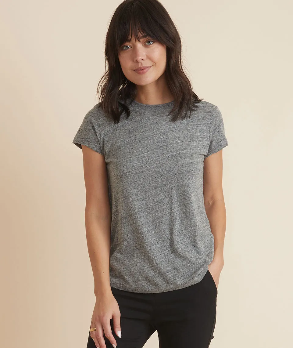 Swing Crew Tee in Mid Heather Grey sold by Marine Layer product image thumbnail 3