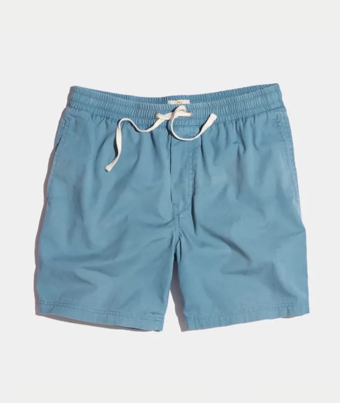 Beach Short in Aegean Blue sold by Marine Layer