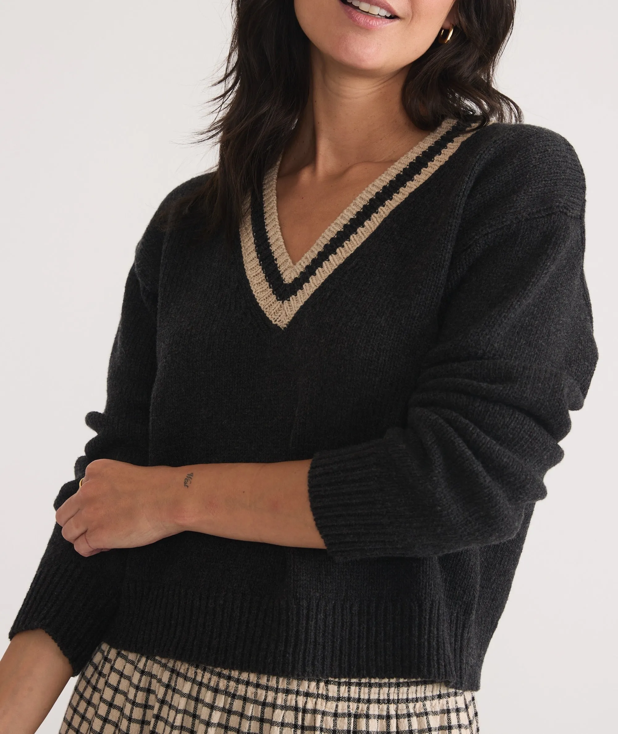 Bella Cropped Sweater sold by Marine Layer product image thumbnail 5