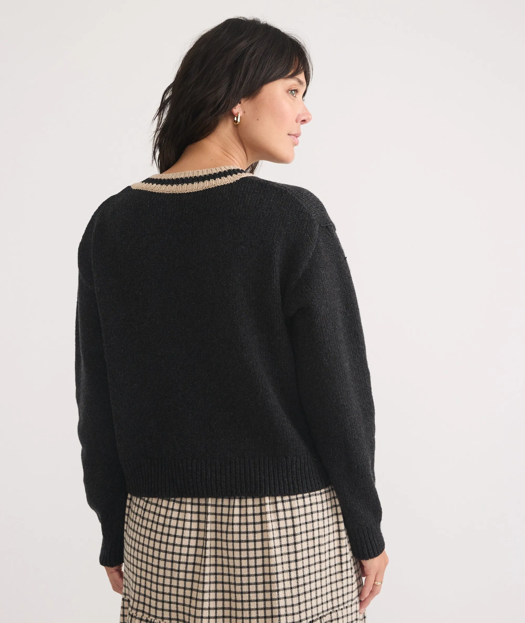 Bella Cropped Sweater sold by Marine Layer product image thumbnail 3