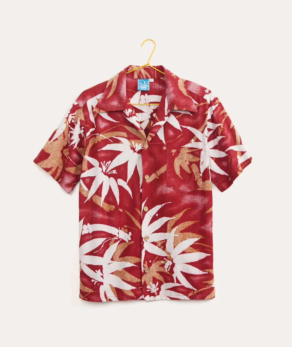 The Pebble Beach OP Heavy Cotton Abstract Print sold by Marine Layer