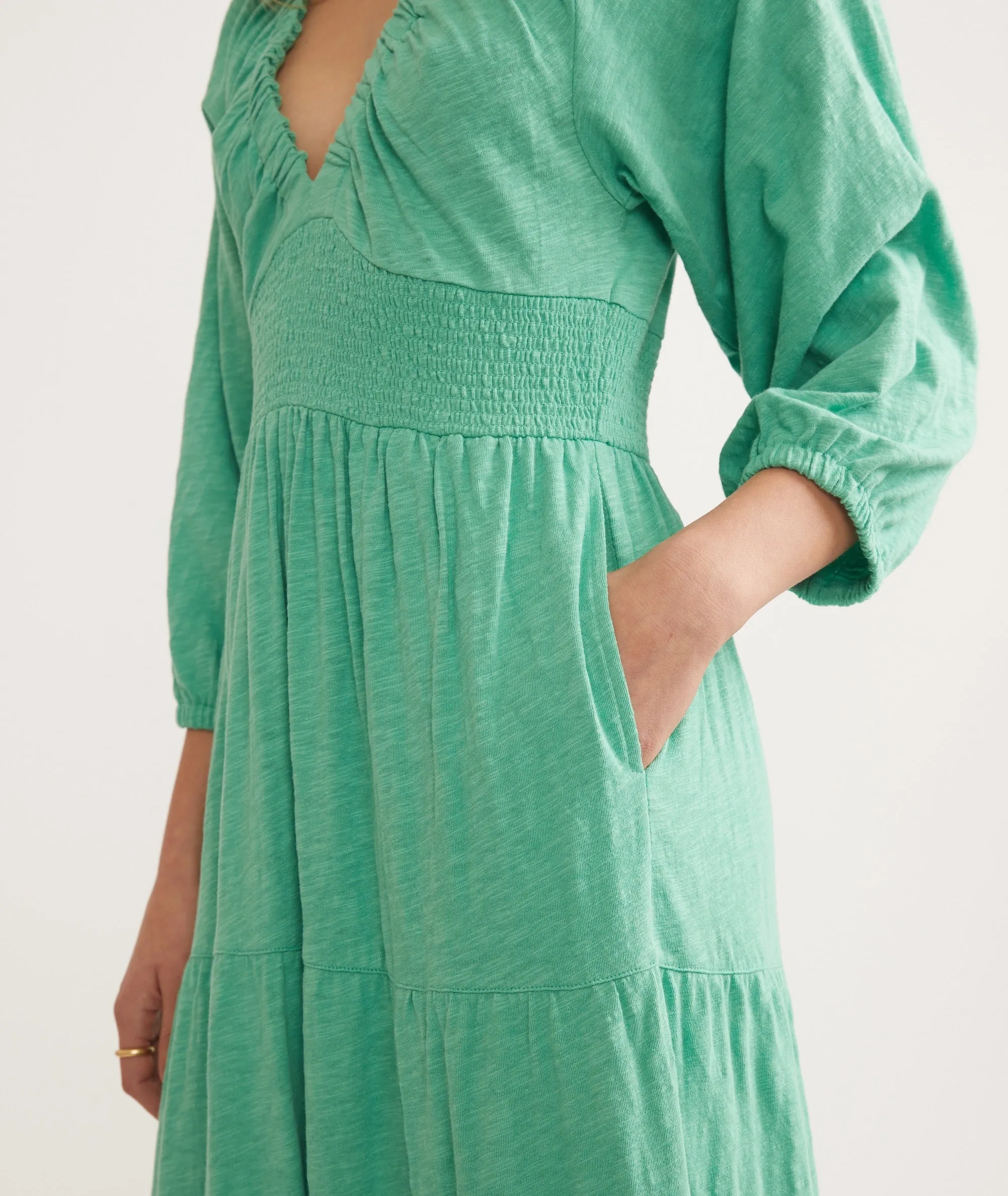 Florence Vintage Slub Midi Dress sold by Marine Layer product image thumbnail 2