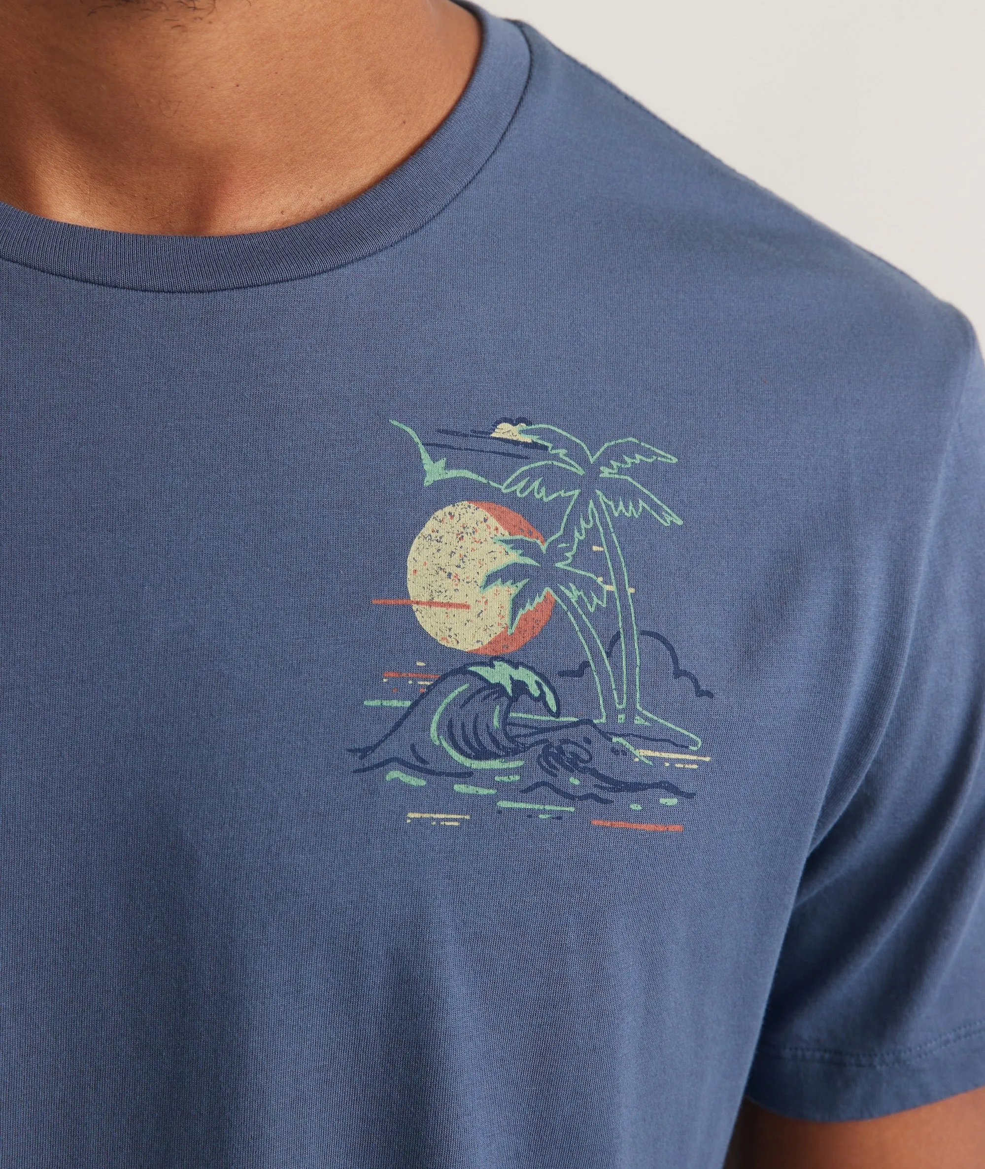 Signature Crew Graphic Tee sold by Marine Layer product image thumbnail 3