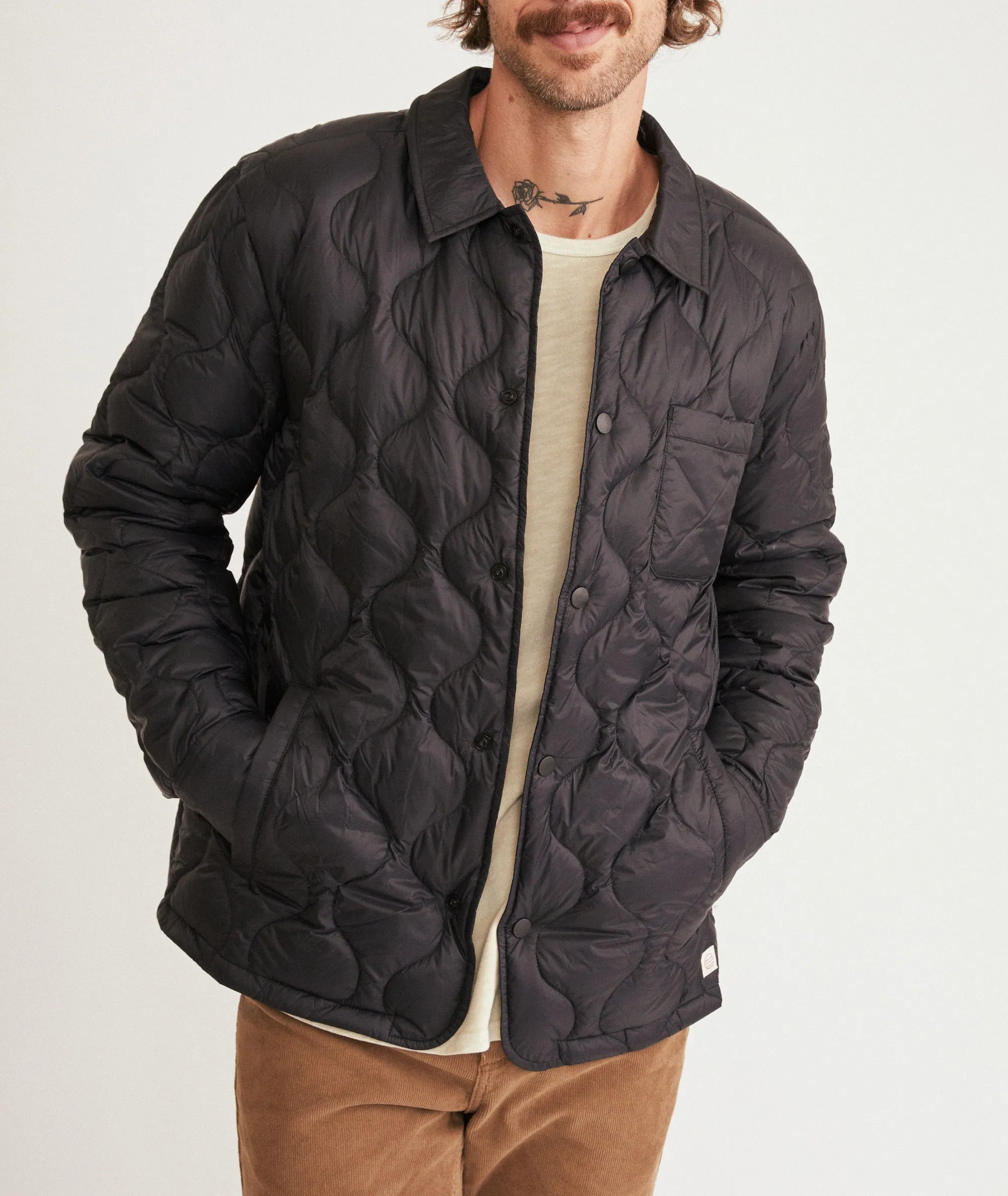 Midweight Quilted Chore Coat sold by Marine Layer product image thumbnail 4