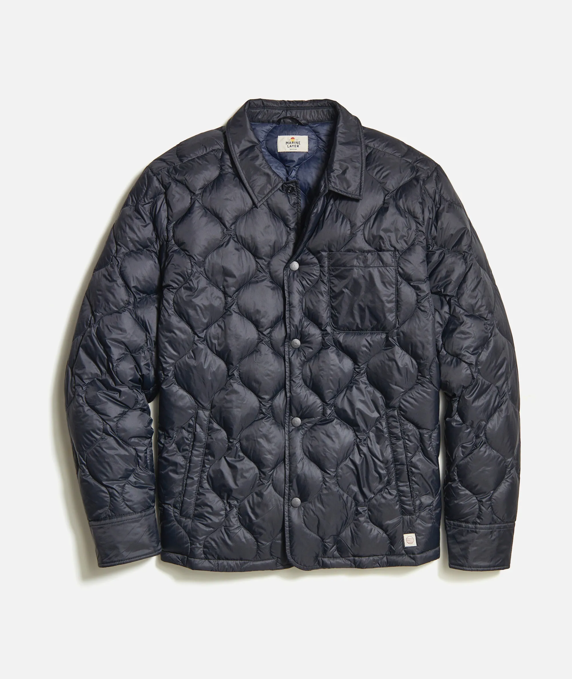 Midweight Quilted Chore Coat sold by Marine Layer