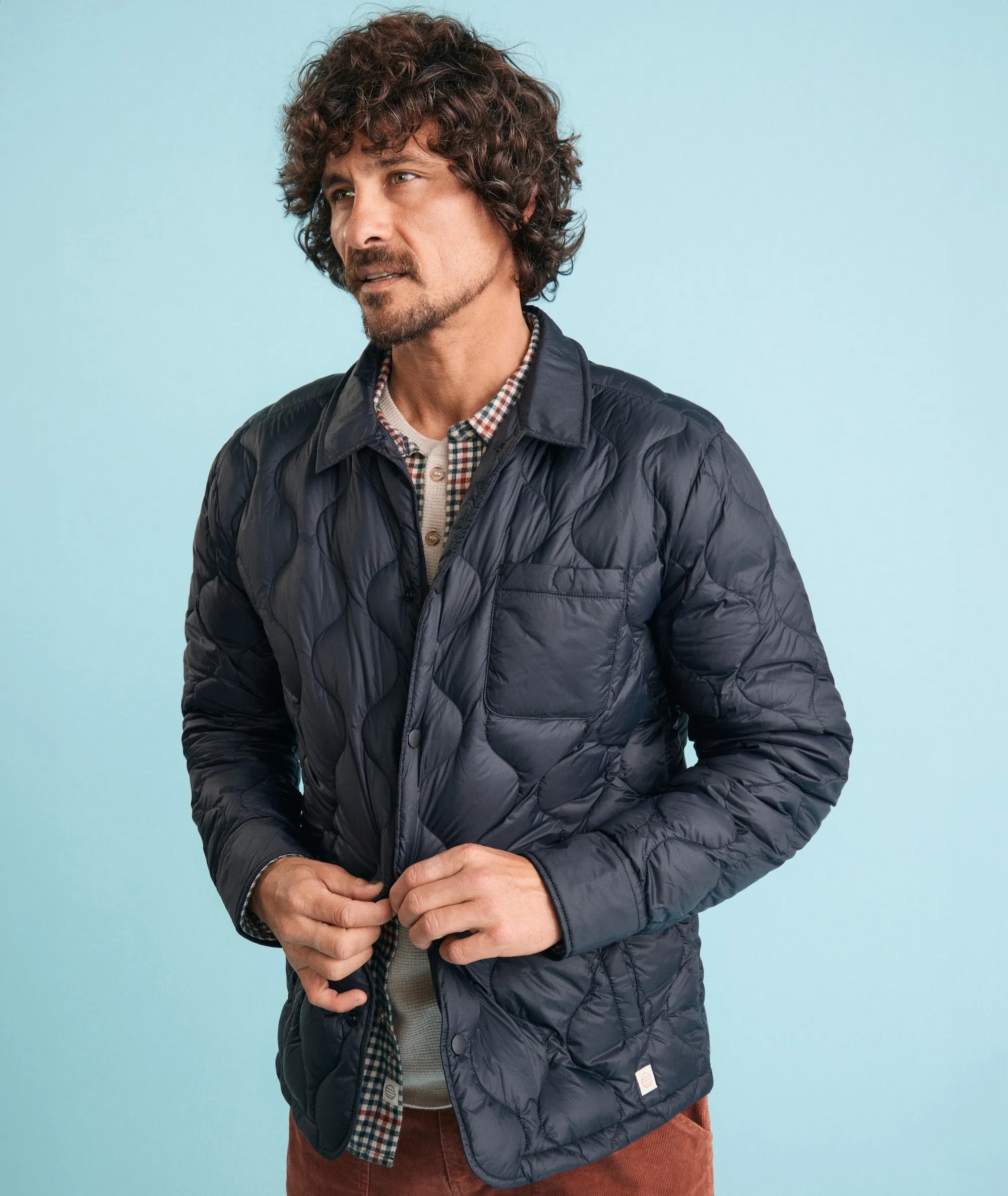 Midweight Quilted Chore Coat sold by Marine Layer product image thumbnail 2