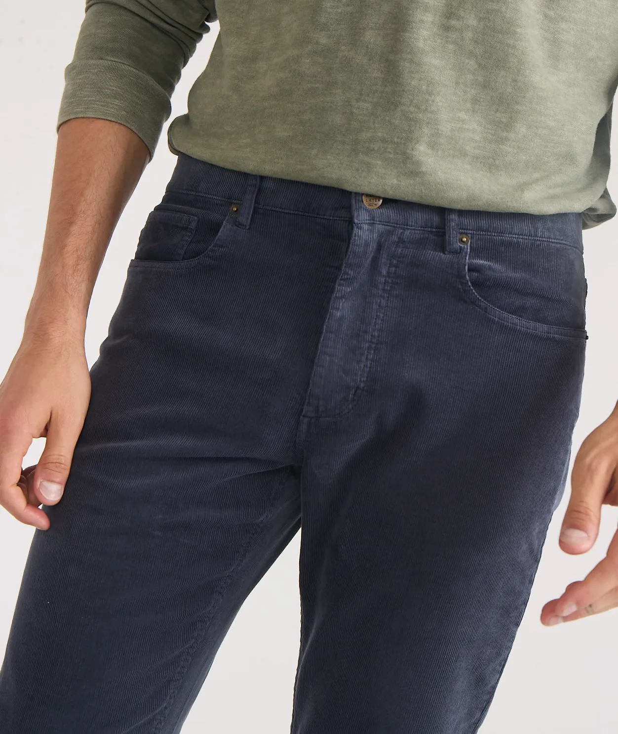 Terry Cord 5 Pocket Pant sold by Marine Layer product image thumbnail 3