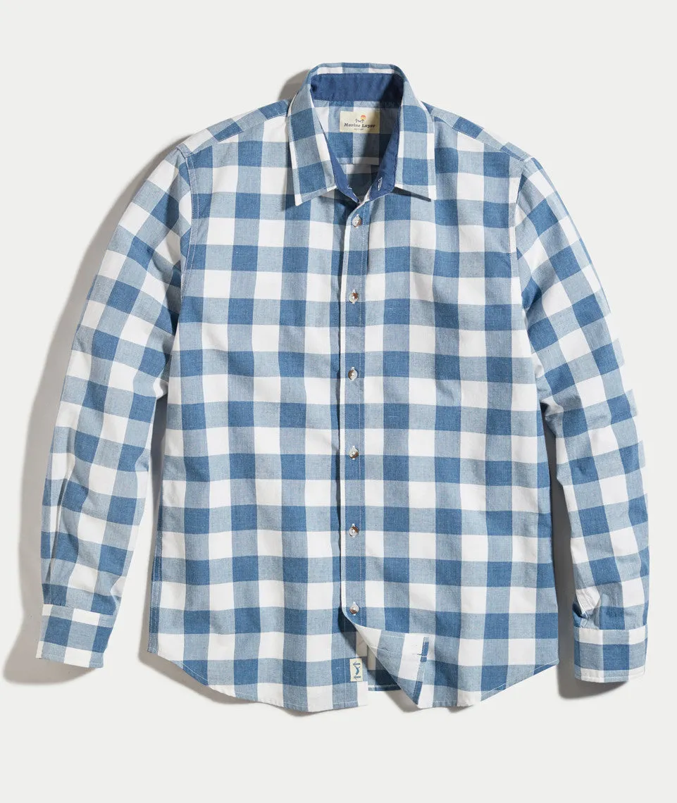Tyler Plaid Button Down sold by Marine Layer