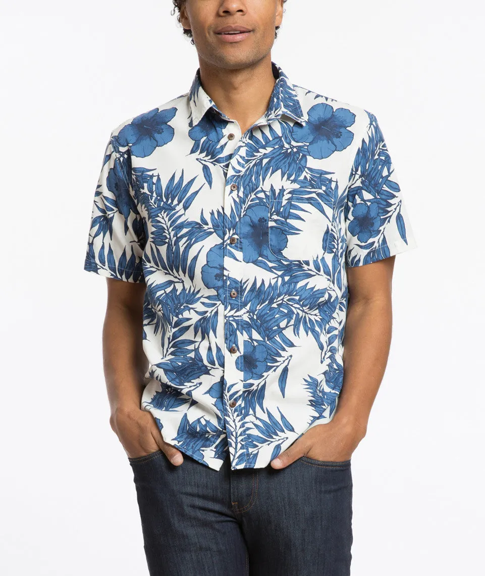 Murphy Hawaiian Print Button Down sold by Marine Layer