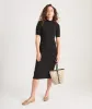 Lexi Rib Mock Neck Midi Dress sold by Marine Layer