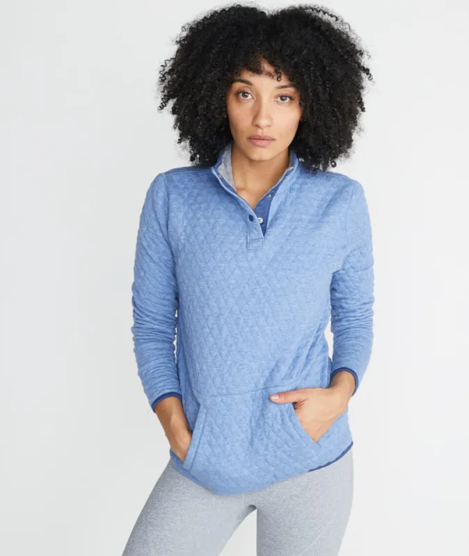 Reversible Lady Corbet in Marlin/Charcoal sold by Marine Layer