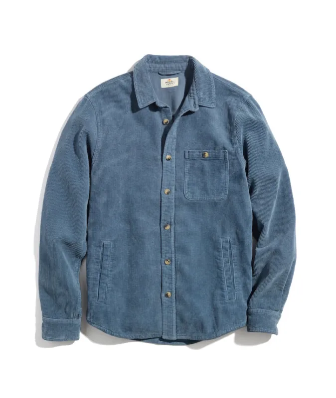 Max Broken In Corduroy Overshirt sold by Marine Layer