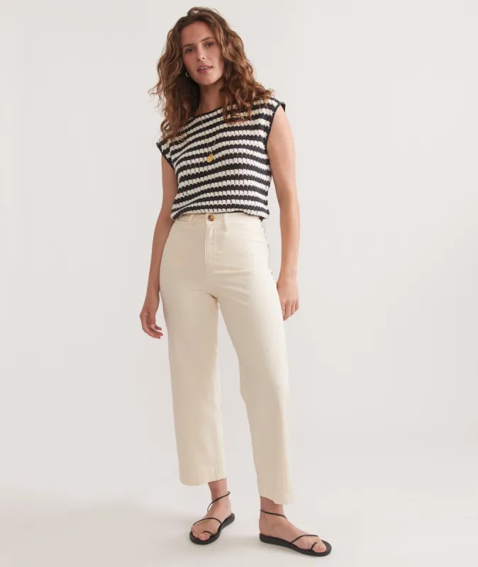 Bridget Crop Pant sold by Marine Layer