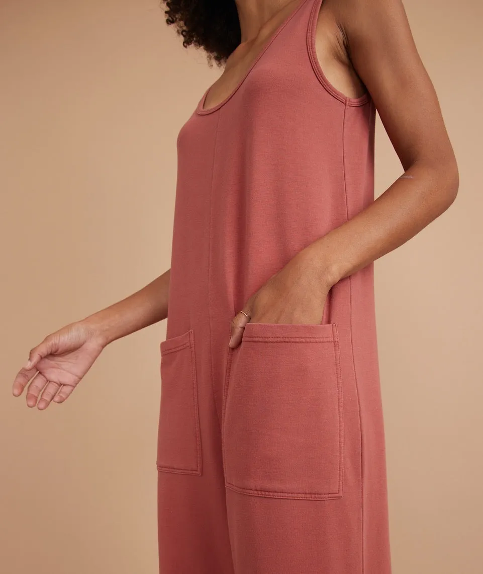 Offline Jumpsuit in Rosewood sold by Marine Layer product image thumbnail 3