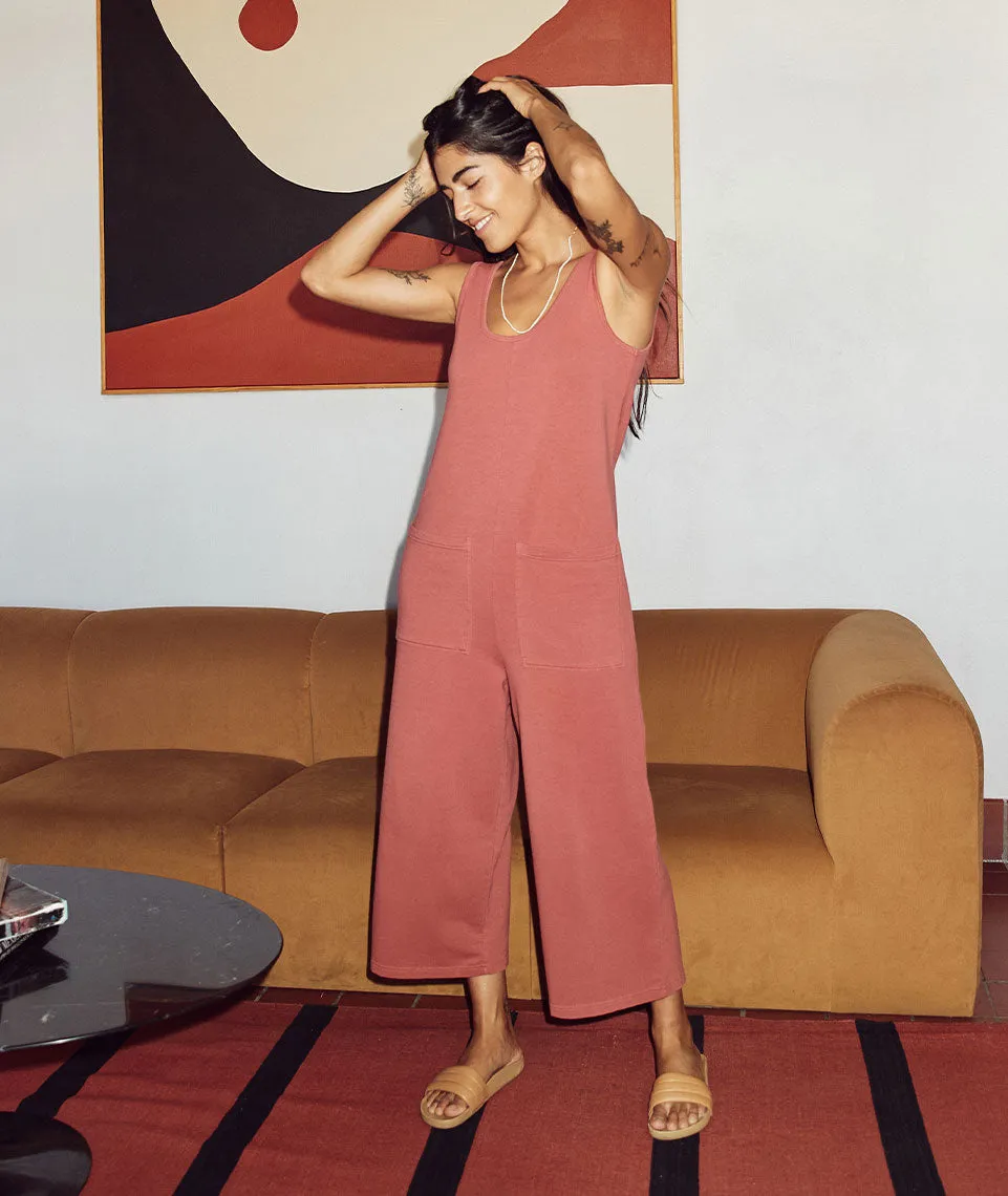 Offline Jumpsuit in Rosewood sold by Marine Layer product image thumbnail 2
