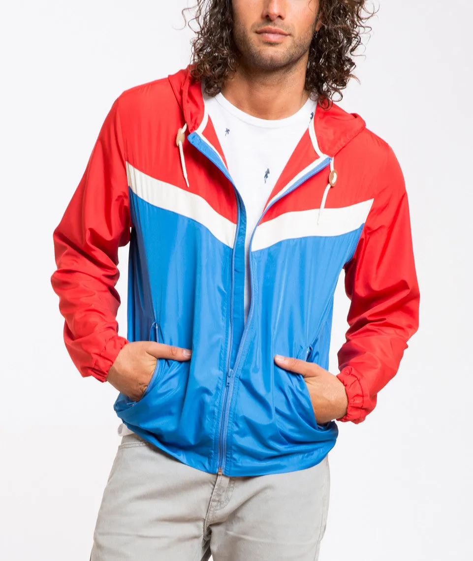The Ridge Windbreaker sold by Marine Layer