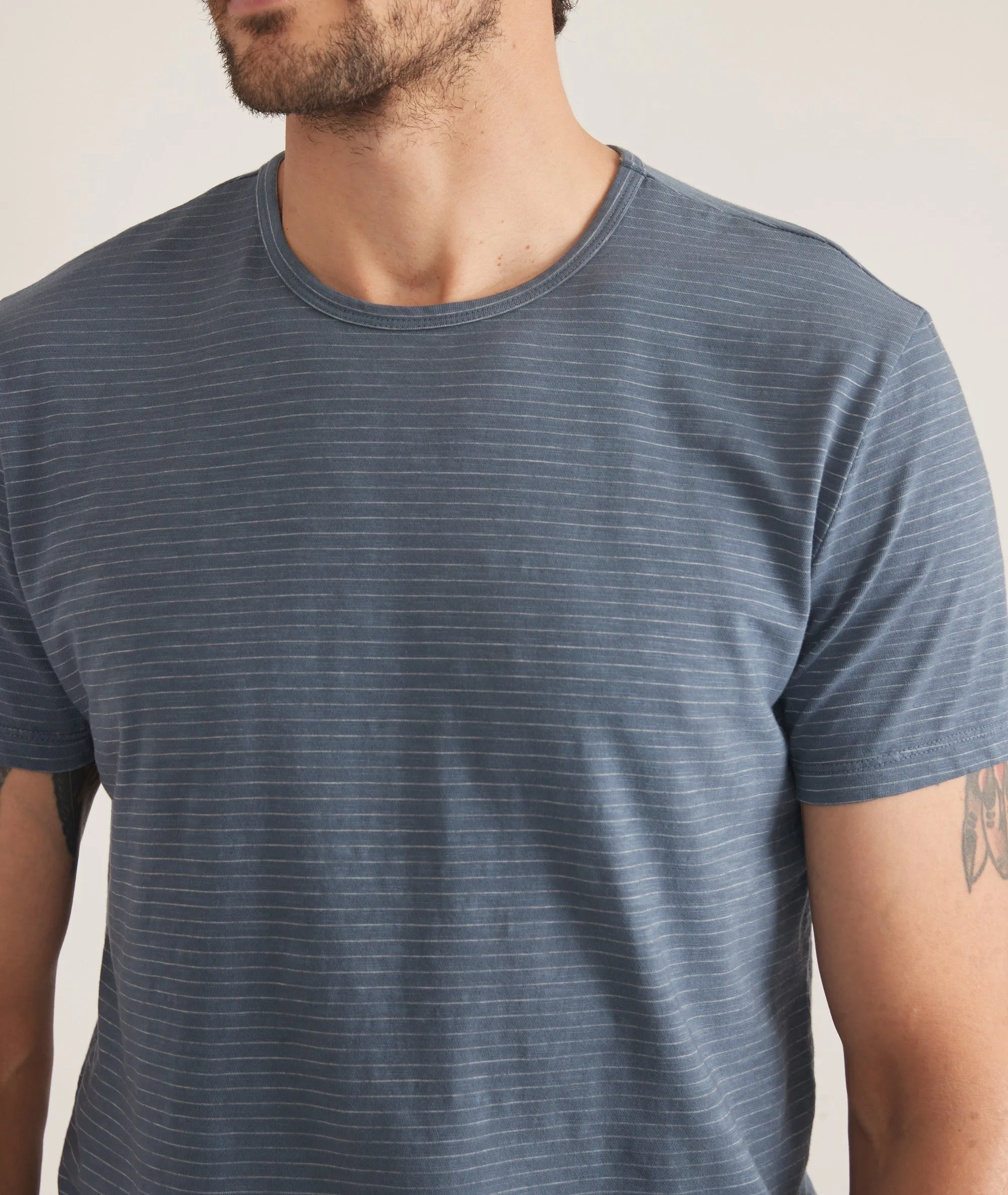 Tailored Crew Tee sold by Marine Layer product image thumbnail 2