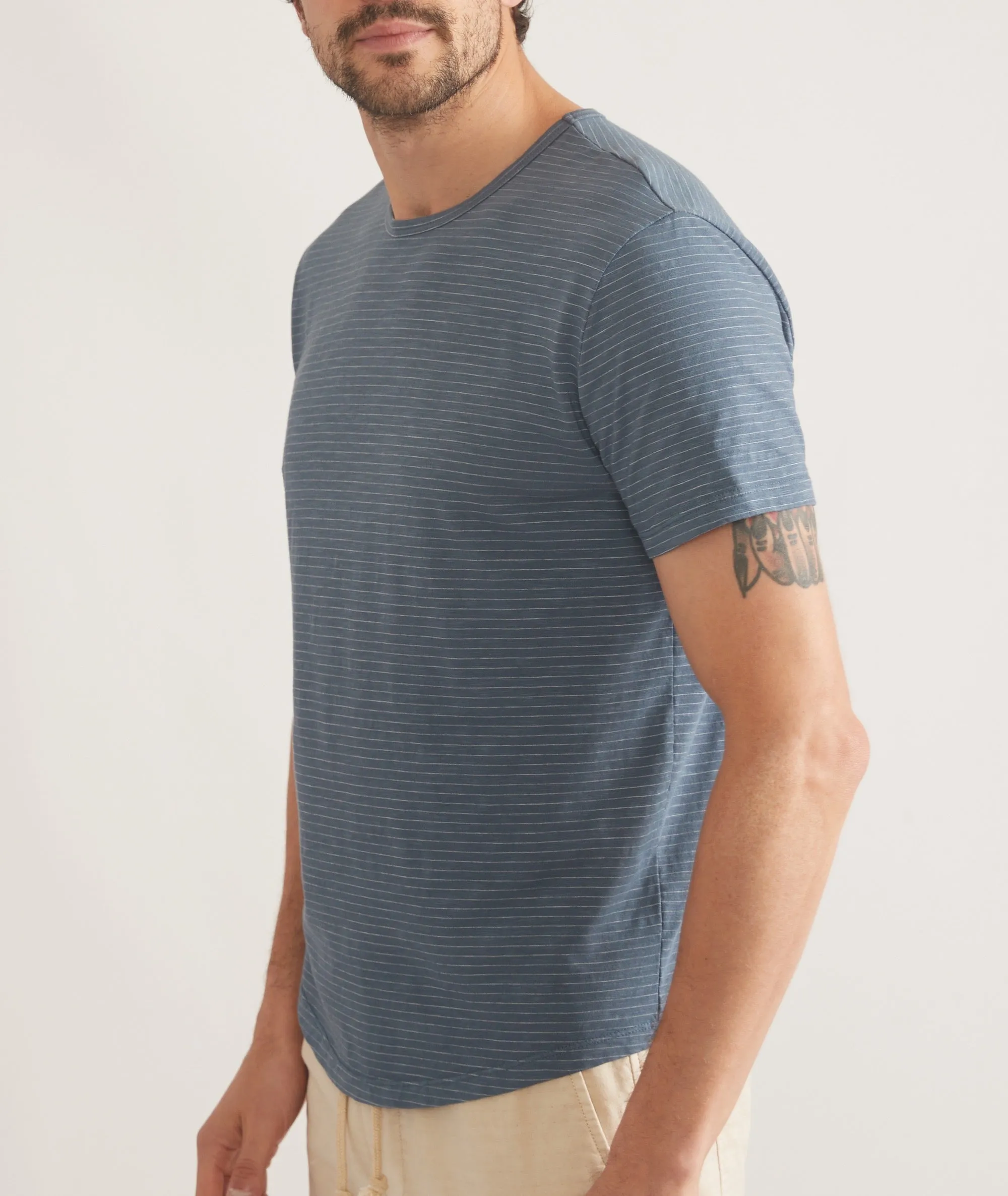 Tailored Crew Tee sold by Marine Layer product image thumbnail 3