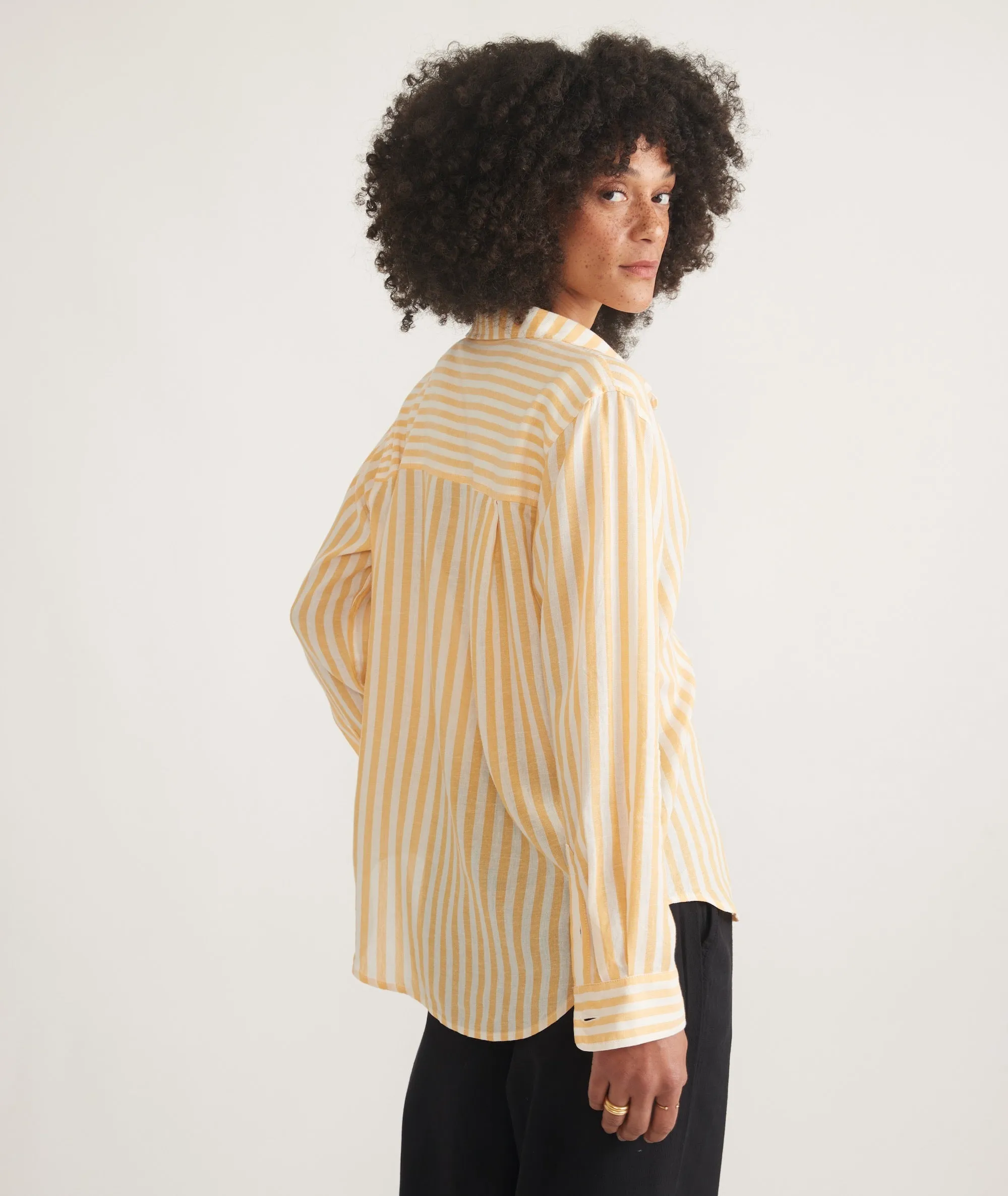 Abbey Linen Button Down sold by Marine Layer product image thumbnail 5