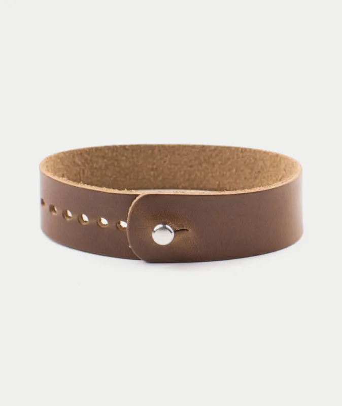 Form.Function.Form Leather Watch Band in Natural Chromexcel sold by Marine Layer
