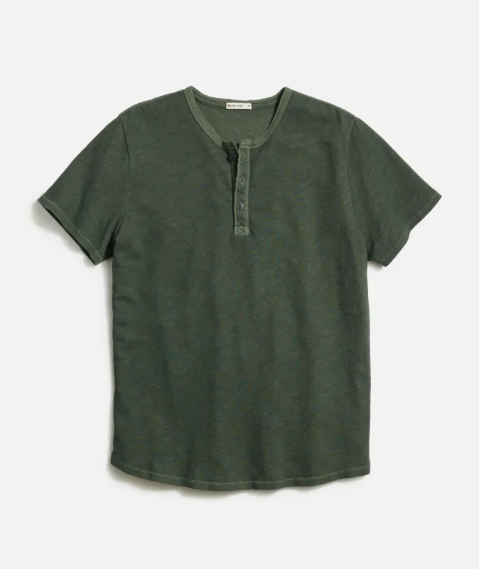 Vintage Heavy Slub Henley made by Marine Layer