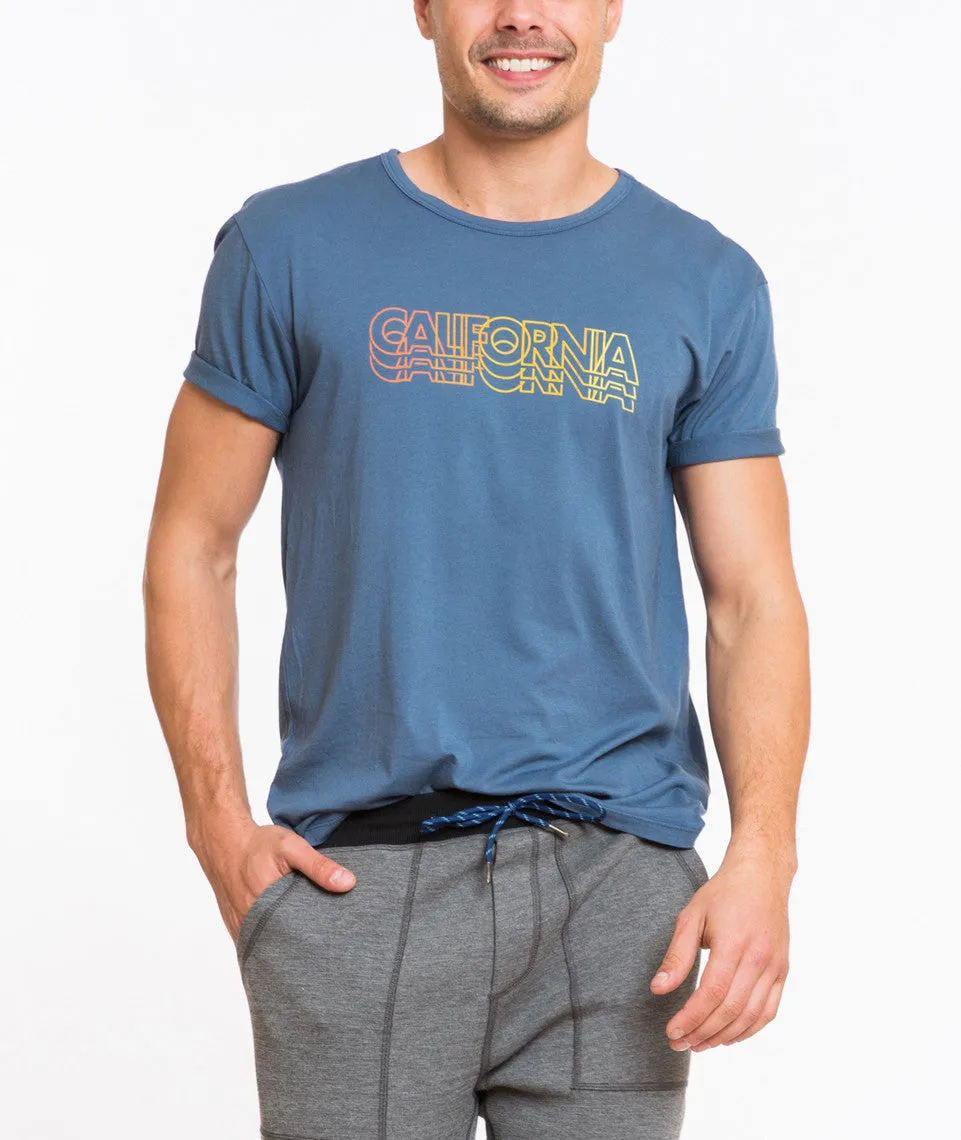 California Graphic Tee - Faded Navy sold by Marine Layer