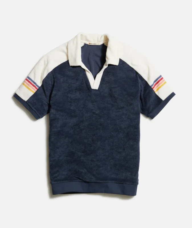 Terry Out Varsity Polo sold by Marine Layer
