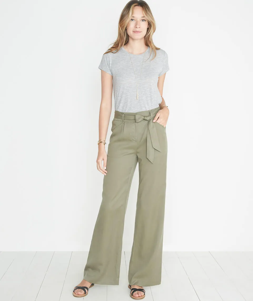 Swing Crew in Grey/White Stripe sold by Marine Layer product image thumbnail 5