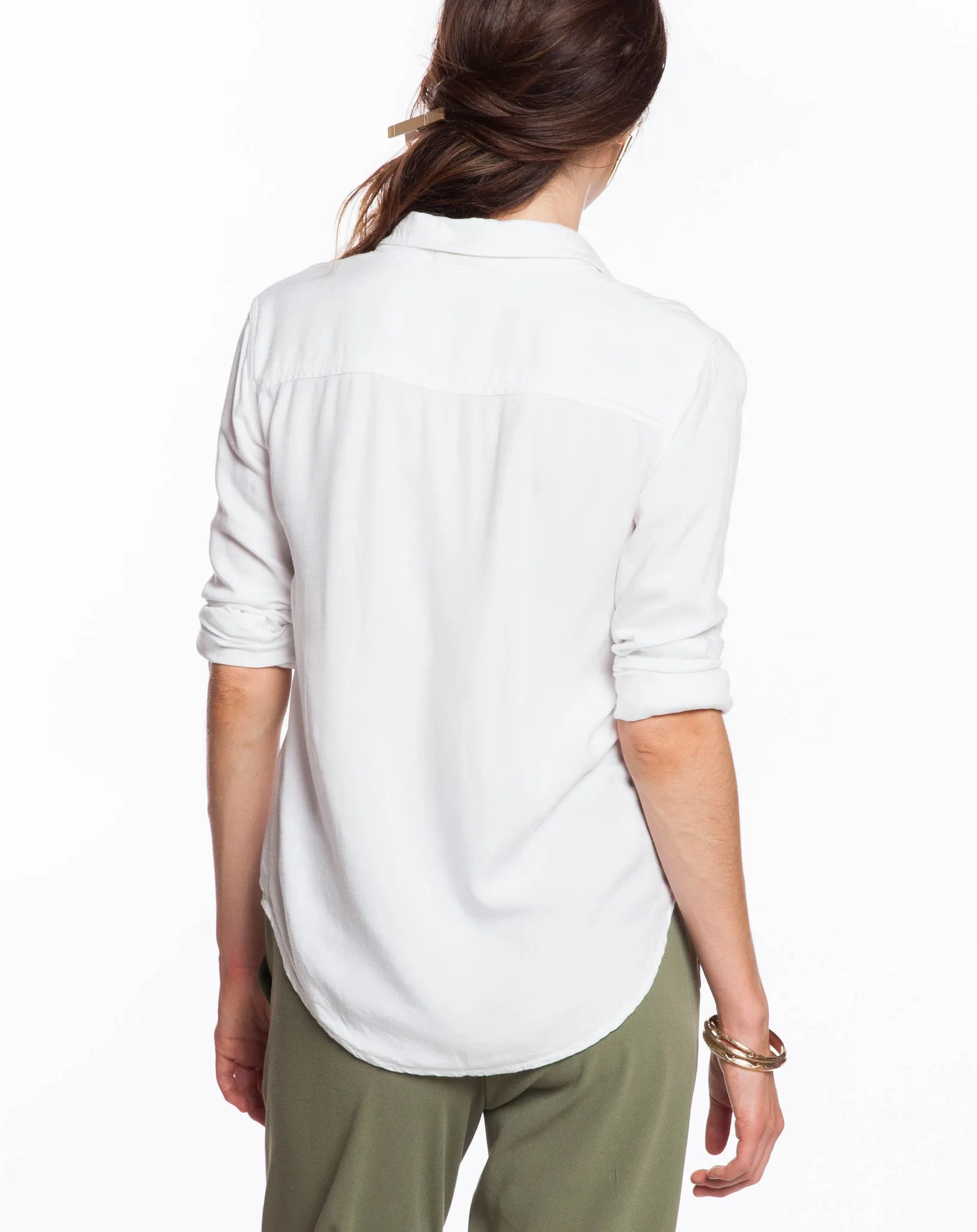 Women's Rayon Buttondown - Lily White sold by Marine Layer product image thumbnail 2
